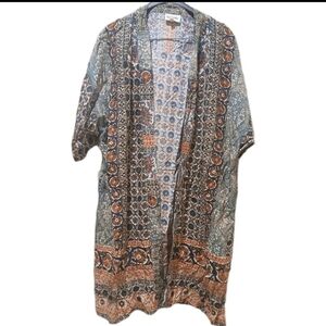 Kimono Duster Pants Set Women's Size:XXL BRAND NEW 2 PIECE Bohemian